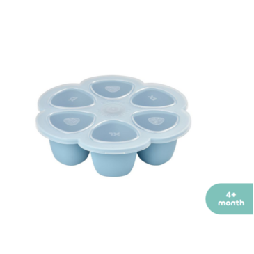 Beaba Хоолны сав силикон тасалгаат цэнхэр 150мл