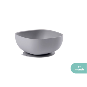 Beaba Silicone bowl Хоолны аяга силикон саарал
