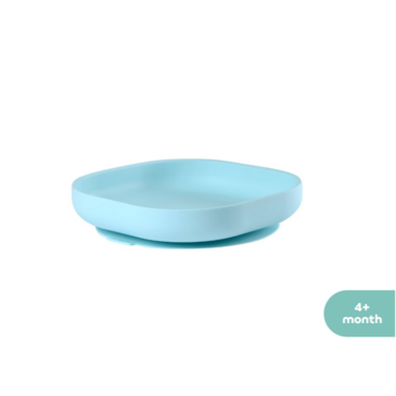 Beaba Silicone plate Таваг силикон наалддаг цэнхэр