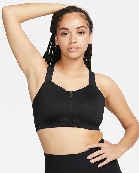 Nike Women's High-Support Padded Zip-Front Sports Bra