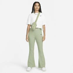 Nike Women's High-Waisted Ribbed Jersey Flared