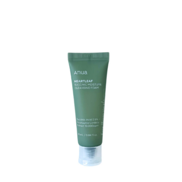 ANUA MINI HEARTLEAF SUCCINIC MOISTURE CLEANSING FOAM 25ML