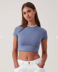 Cotton on Micro Crop Tee 