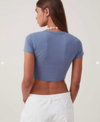Cotton on Micro Crop Tee 
