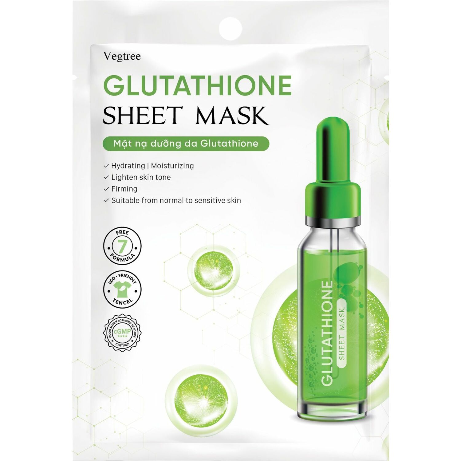 Glutathione sheet mask