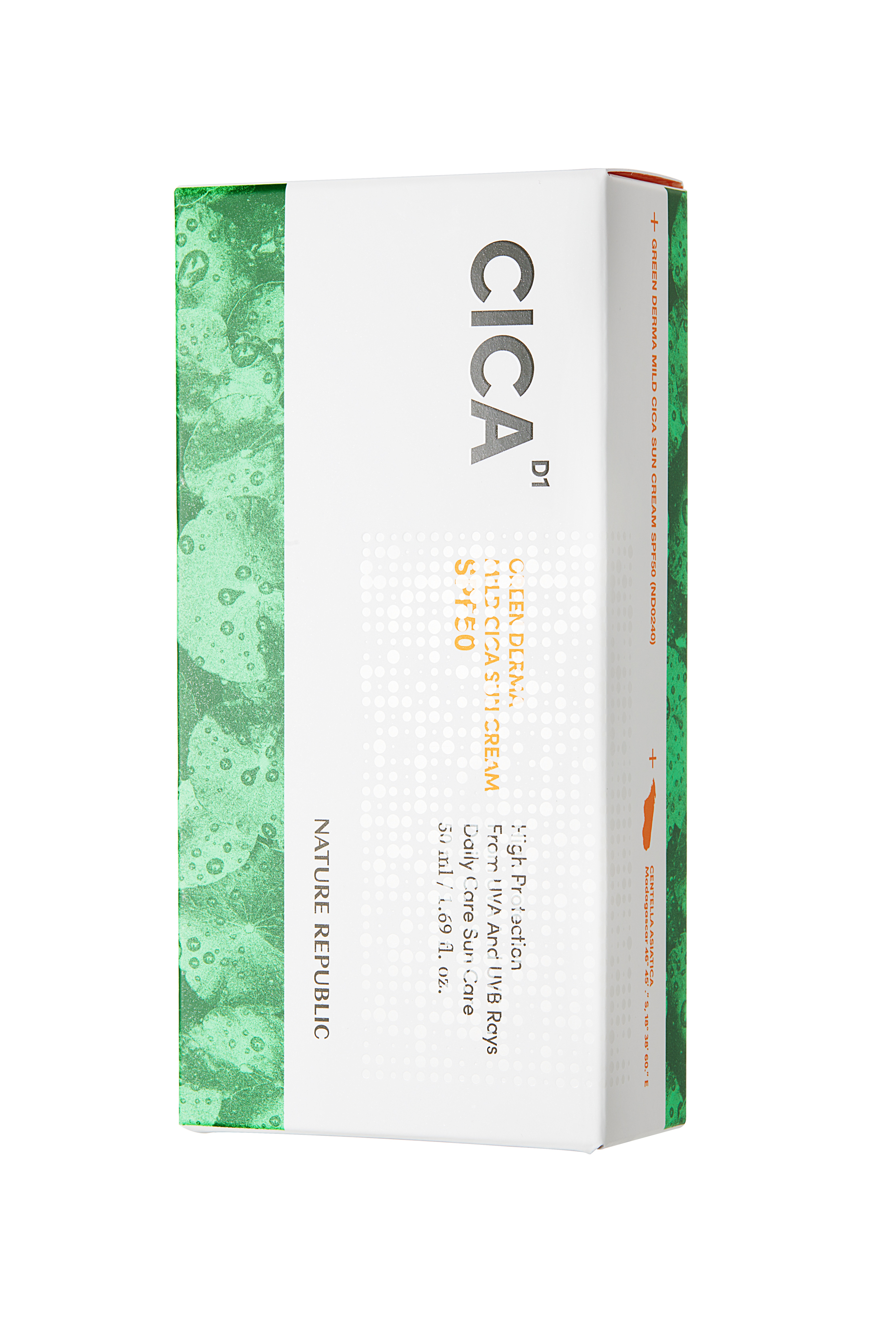 Green derma mild sun cream нарны тос SPF50+ PA++++ эмзэг арьсанд