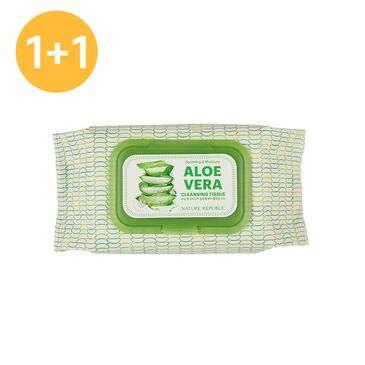 CALIFORNIA ALOE VERA CLEANSING TISSUE цэвэрлэгч салфетка 1+1