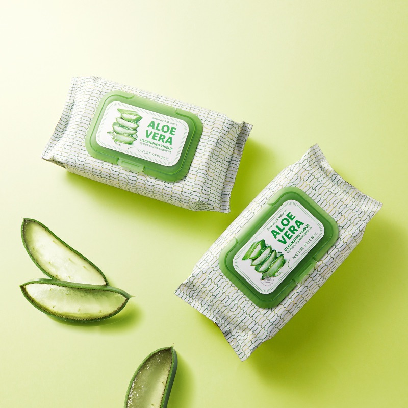 CALIFORNIA ALOE VERA CLEANSING TISSUE цэвэрлэгч салфетка 1+1