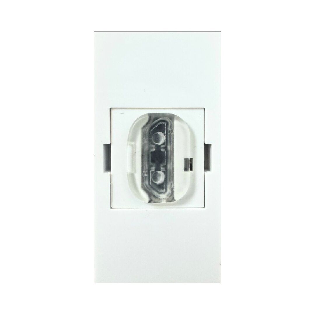 HDMI socket module, Floor Series, white