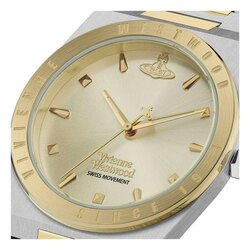 Vivienne westwood charterhouse champagne dial two tone stainless steel bracelet ladies watch vv244cpsg 