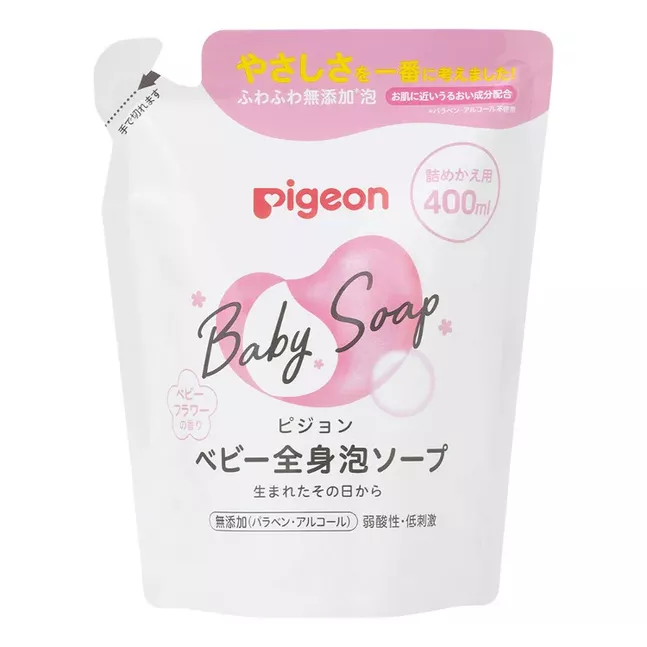 пижеон хөөсөн саван зөөлөн цэцгийн үнэртэй запас 400 ml \4468\ №1
