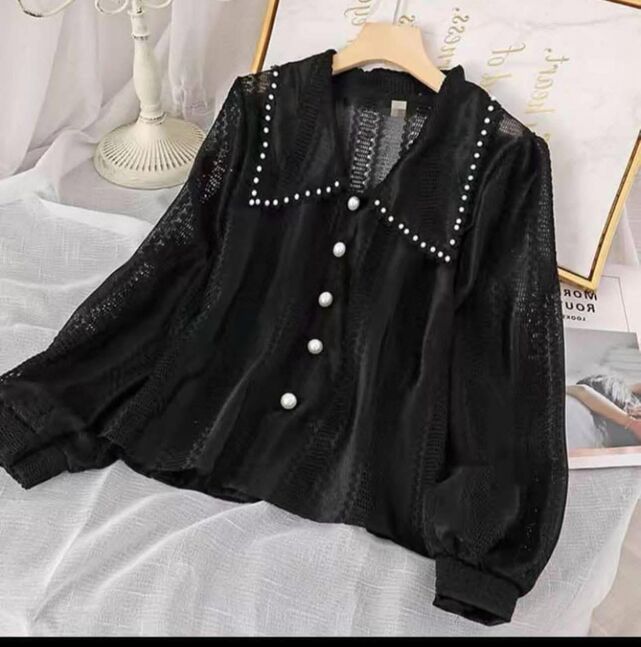 Энгийн хэрнээ эрхэмсэг хар торон цамц 🖤 ✔️  size:m 