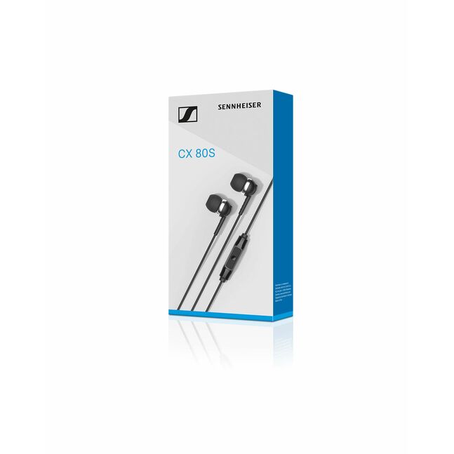 Sennheiser CX 80S Wired Earphones (Black)