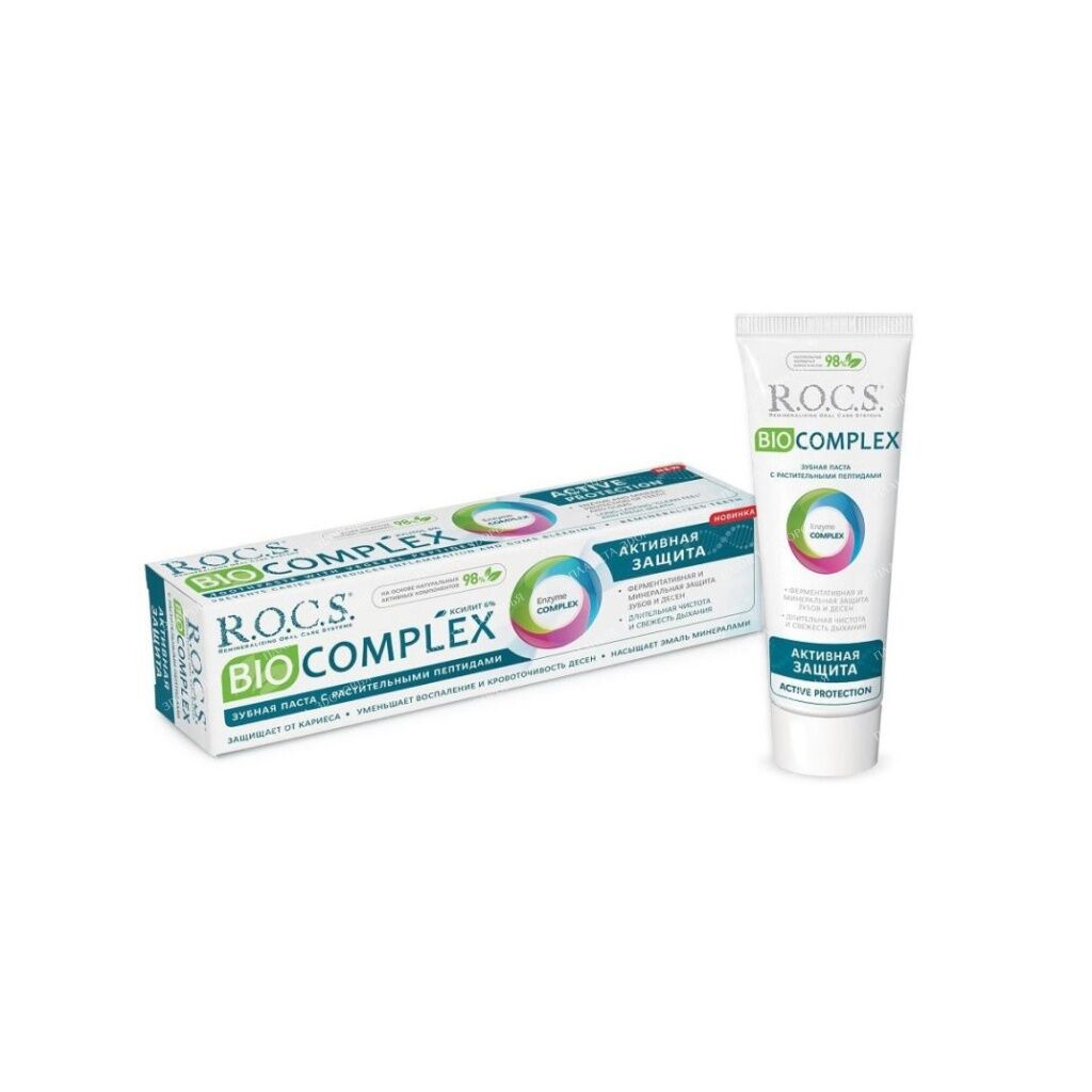 РОКС Biocomplex идэвхтэй хамгаалалт шүдний оо 94гр 4201 №1
