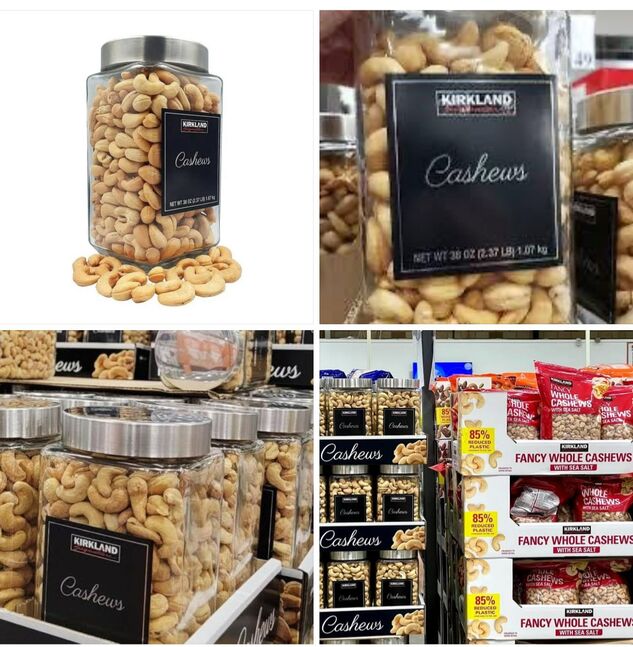 Kirkland  cashiews 1070gr