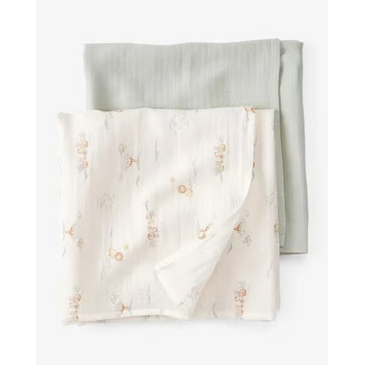 Өлгий муслин ногоон 2ш