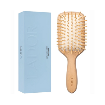 LADOR DETANGLING PADDLE HAIR BRUSH #WOOD
