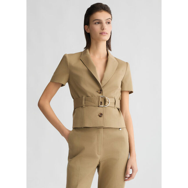 JACKET W. WOVEN