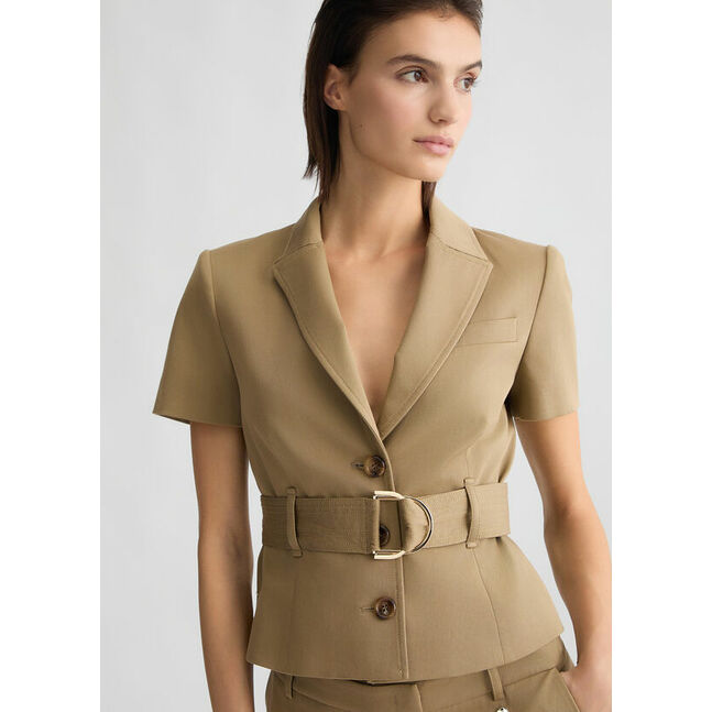 JACKET W. WOVEN