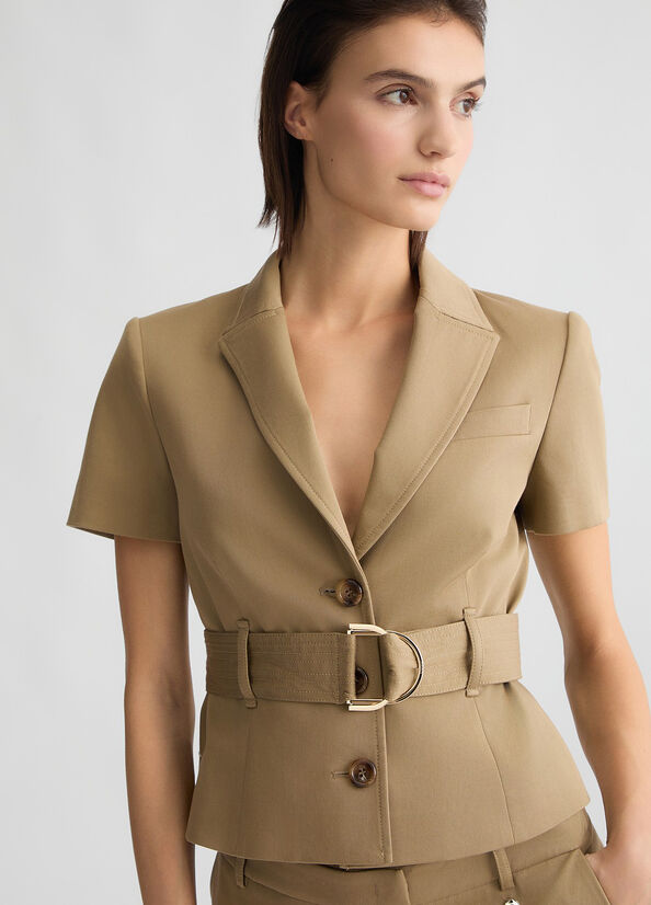 JACKET W. WOVEN