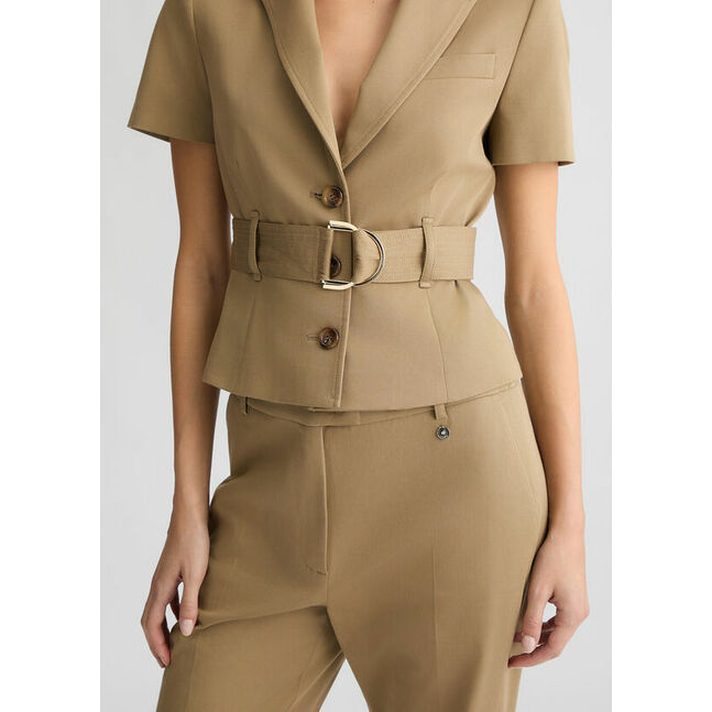 JACKET W. WOVEN