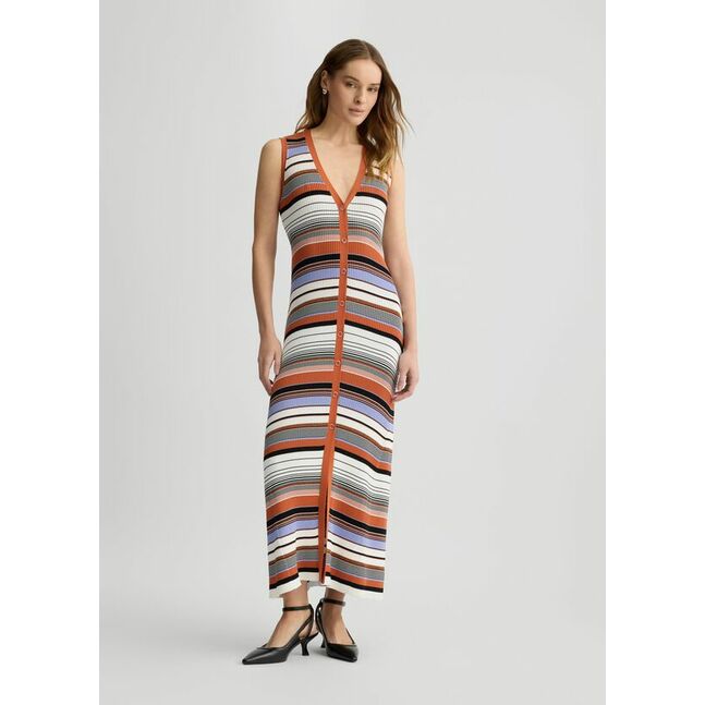 DRESS W. KNITTED