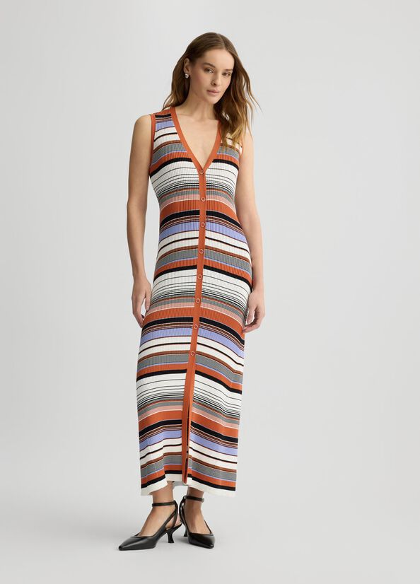 DRESS W. KNITTED