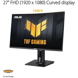 Asus tuf gaming vg27vqm 27'' 240hz curved monitor