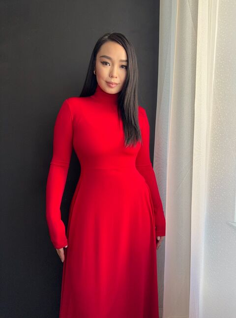 Wine dress