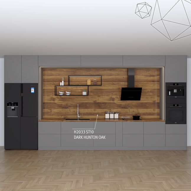 H2033 ST10 Dark Hunton Oak