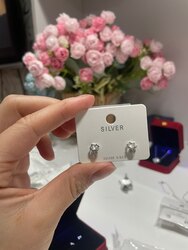 S925сорьцтой хатгадаг мөнгөн ээмэг 