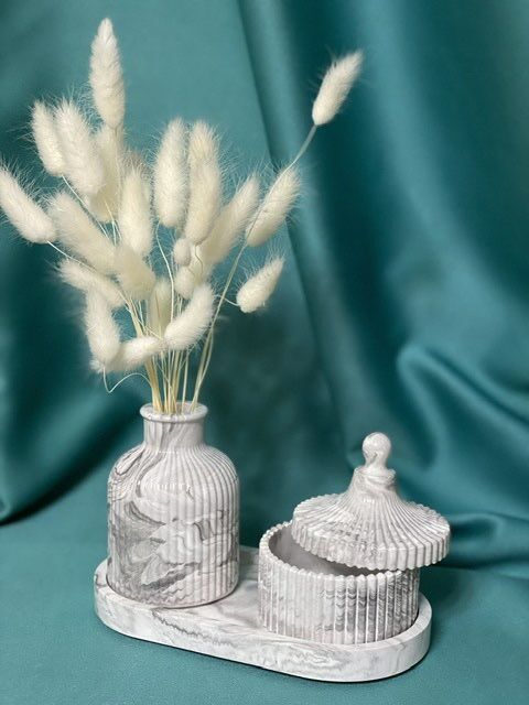 Grey marble set