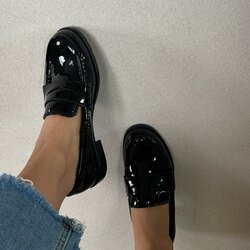 Zara black loafer 