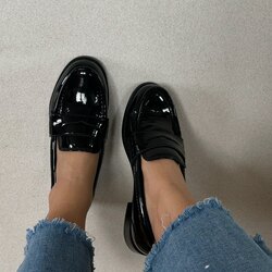 Zara black loafer 