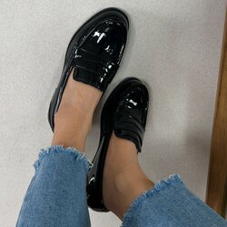 Zara black loafer 