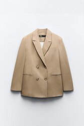 Zara camel oversize blazer