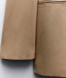 Zara camel oversize blazer