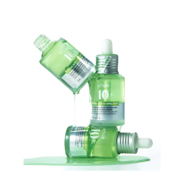 ANUA AZELAIC ACID 10 HYALURON REDNESS SOOTHING SERUM 30ml GLB
