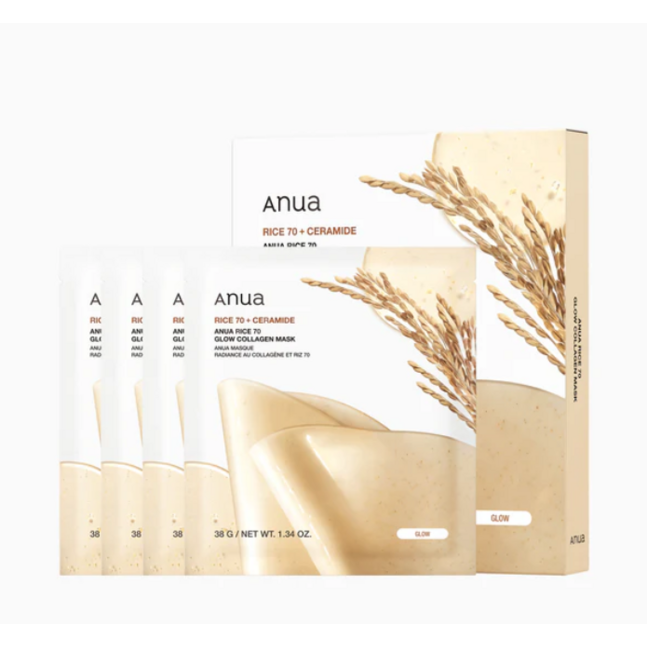 ANUA RICE 70 GLOW COLLAGEN MASK 38G (1EA)
