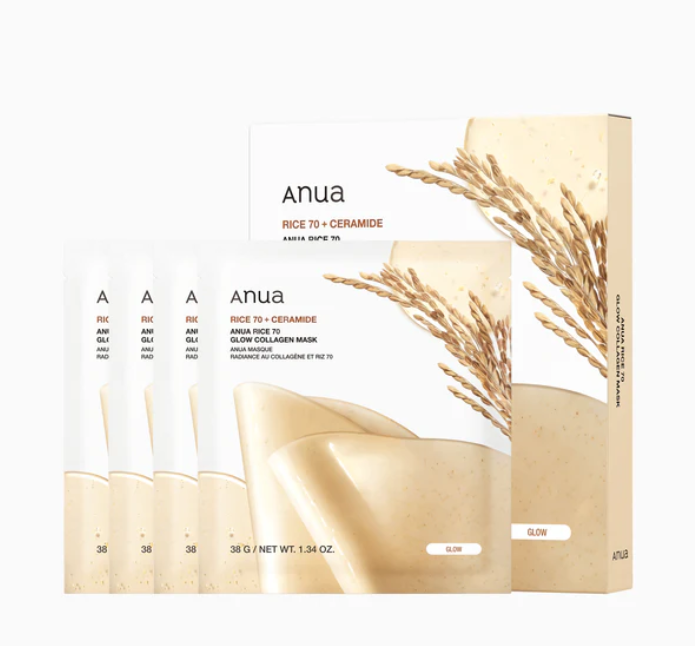 ANUA RICE 70 GLOW COLLAGEN MASK 38G (1EA)