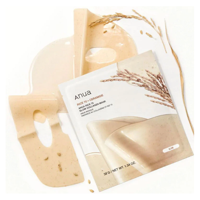 ANUA RICE 70 GLOW COLLAGEN MASK 38G (1EA)