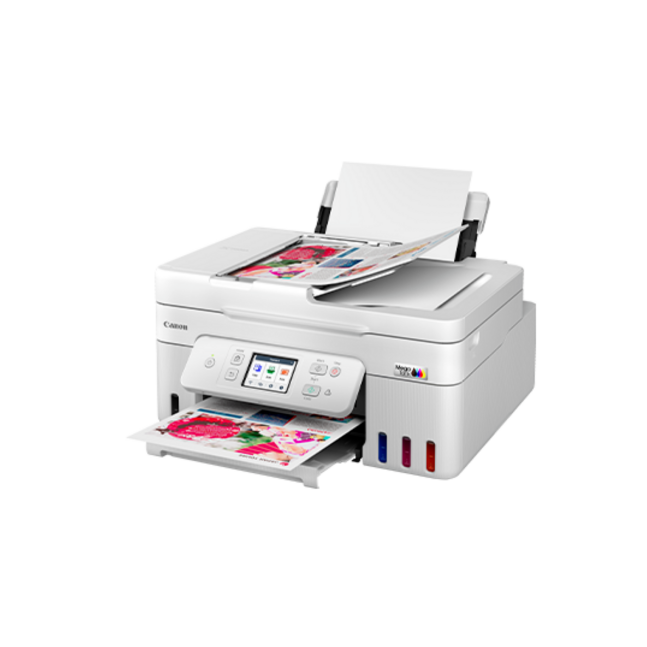 Canon PIXMA G4780 WH (Print, Scan, Copy,) B&W 11ipm, Color 6ipm, 35 sheet ADF, Auto 2 sided printing, A4, 4800x1200 pdi