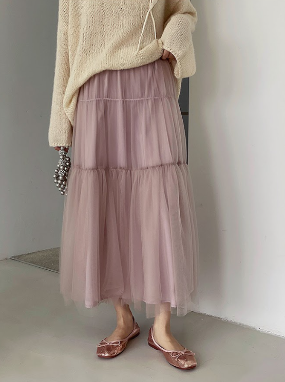 mesh skirt