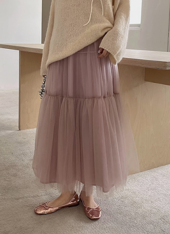 mesh skirt