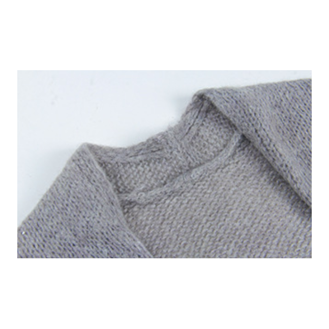 Grey cardigan sweater 