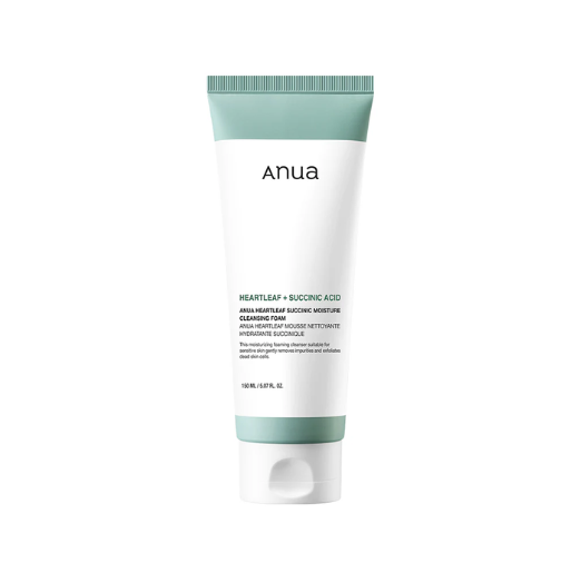 ANUA HEARTLEAF SUCCINIC MOISTURE CLEANSING FOAM 