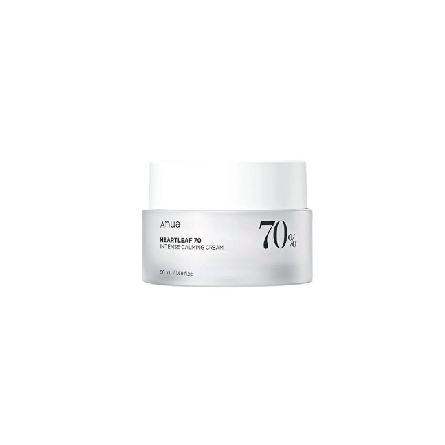 ANUA HEARTLEAF 70% INTENSE CALMING CREAM   10ml