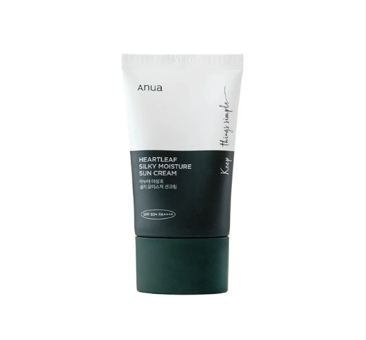 ANUA HEARTLEAF SILKY MOISTURE SUNCREAM 