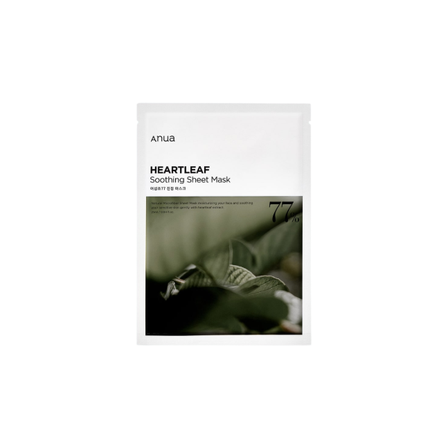 ANUA HEARTLEAF 77 SOOTHING SHEET MASK 