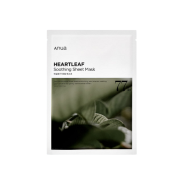 ANUA HEARTLEAF 77 SOOTHING SHEET MASK 